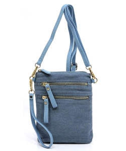 Fashion Denim Cross Body Bag DN002 BLUE